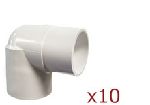Dura 0.75 in. Street 90 Degree Elbow 10 pack 409-007x10